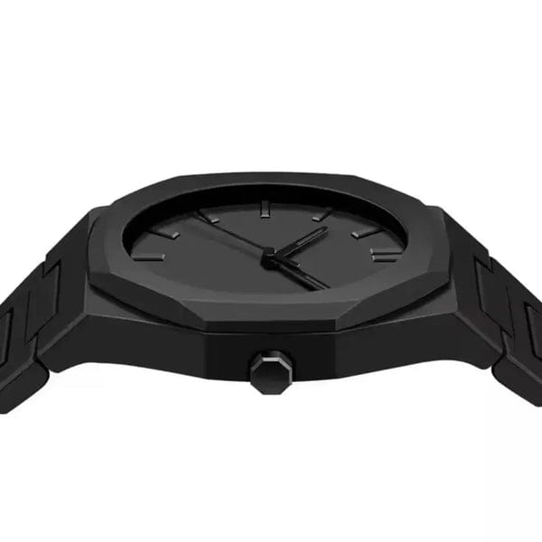 All-Black Quartz Watch Sleek & -Stylish Analog Watch for Mens
