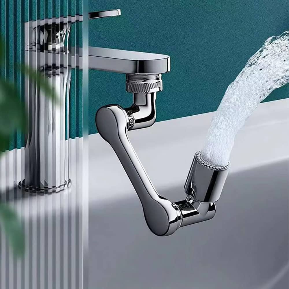 Rotating Water Faucet Extender – 360° Adjustable Sink Tap Attachment