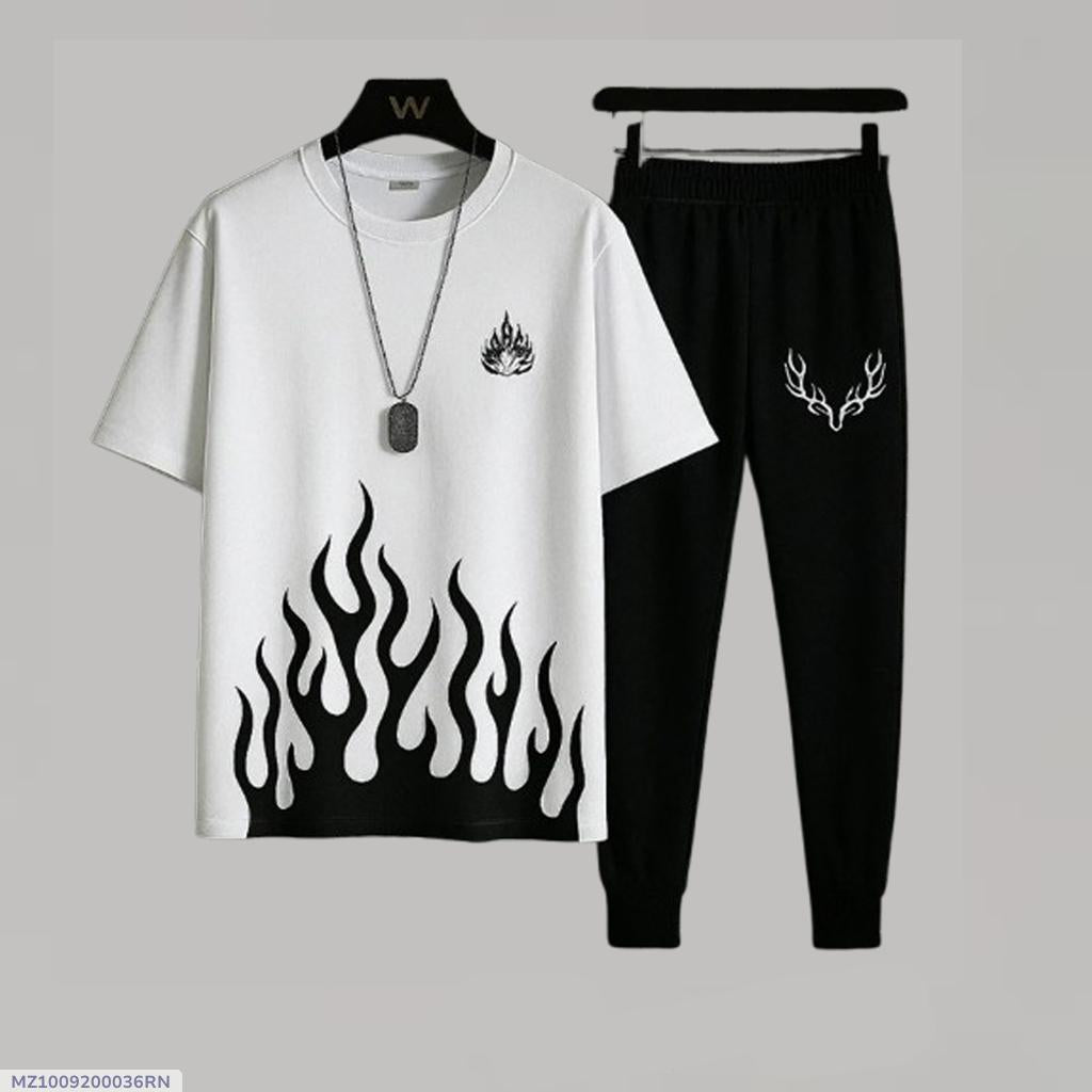 2 Pcs Men s  Micro Plain Track Suit .