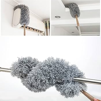 Microfiber Dust Cleaning Brush with Extendable Handle – Easy Fan & High Surface Cleaner